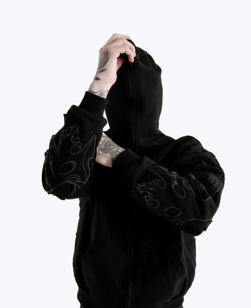 HEAVYWEIGHT FULLZIPPER “DARKNESSLEEVES”