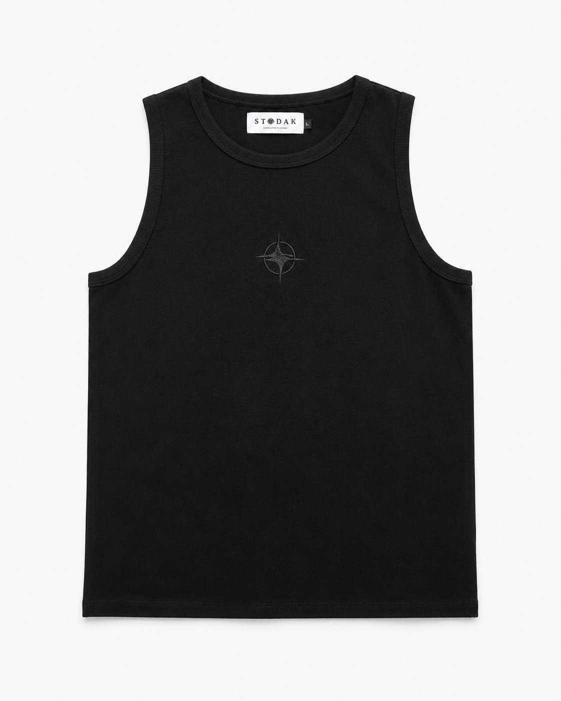 TANK TOP LOGO - BLACK