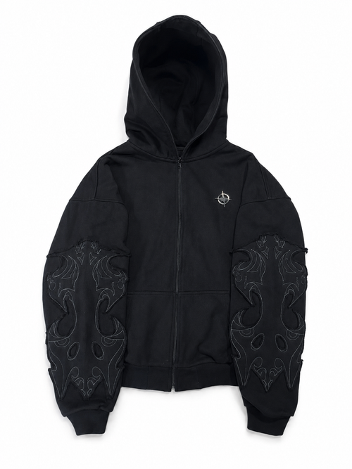 HEAVYWEIGHT FULLZIPPER “DARKNESSLEEVES”