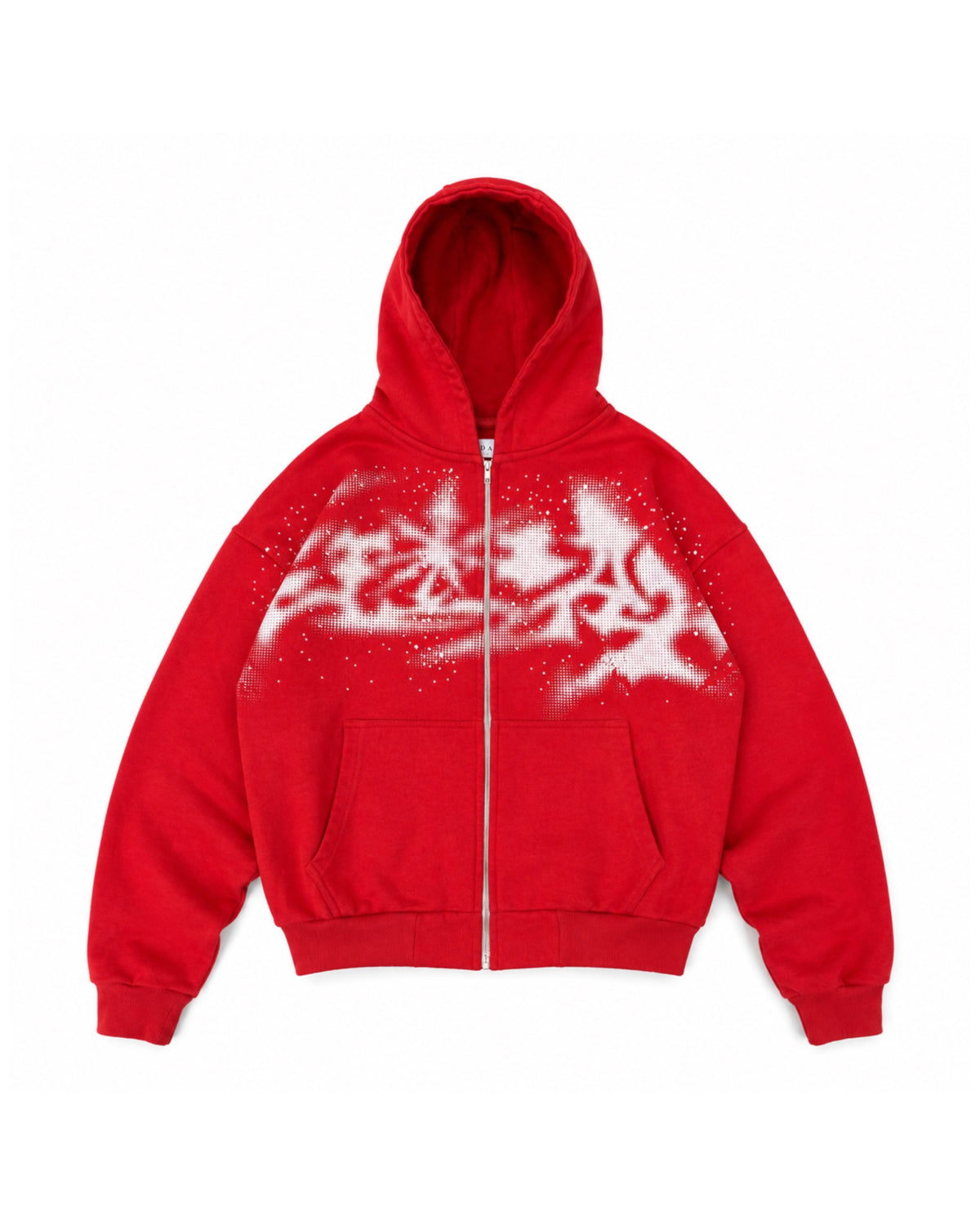HEAVYWEIGHT ZIPPER RED "EIGHT POINTS"