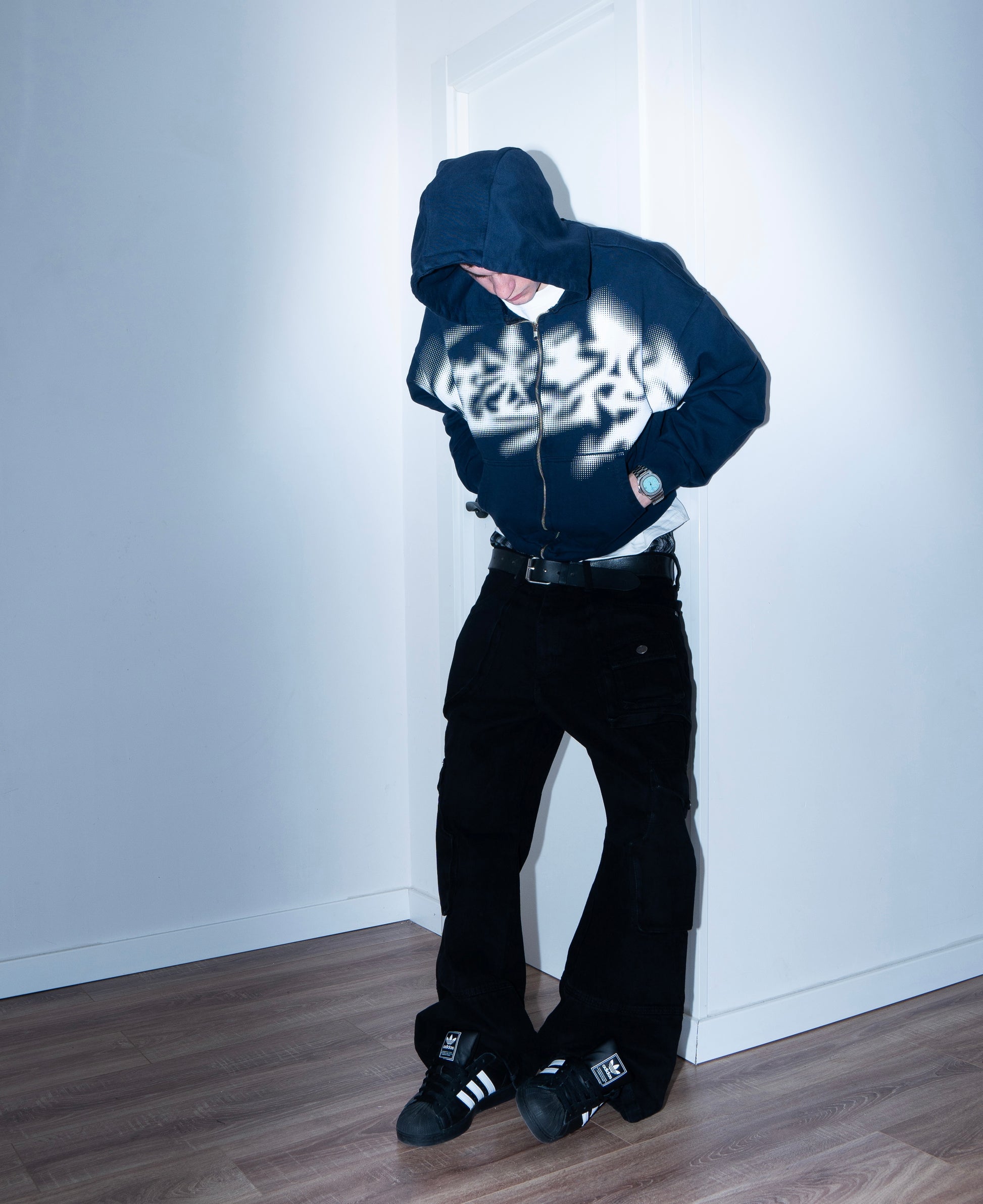 HEAVYWEIGHT ZIPPER EIGHT POINTS AZUL NAVY