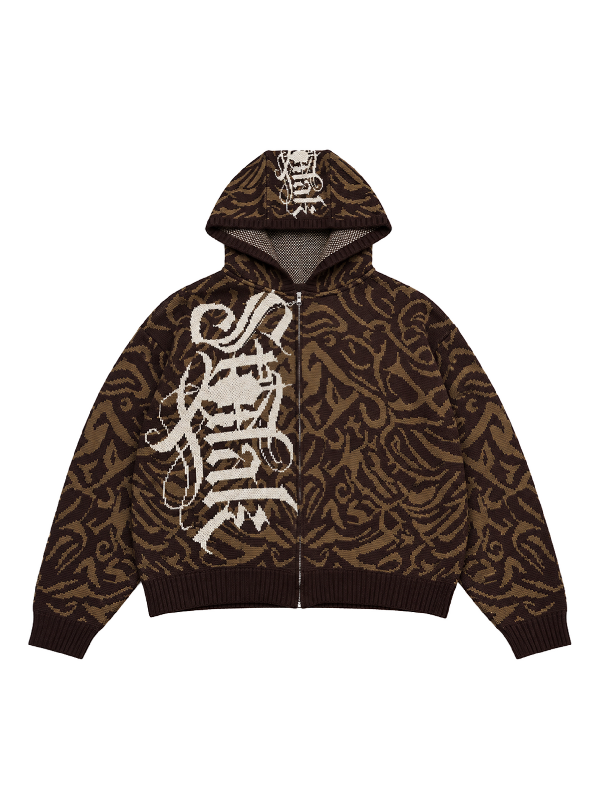 [PRE-ORDEN] KNIT FULL PRINT “BEYLEASE” CAFE