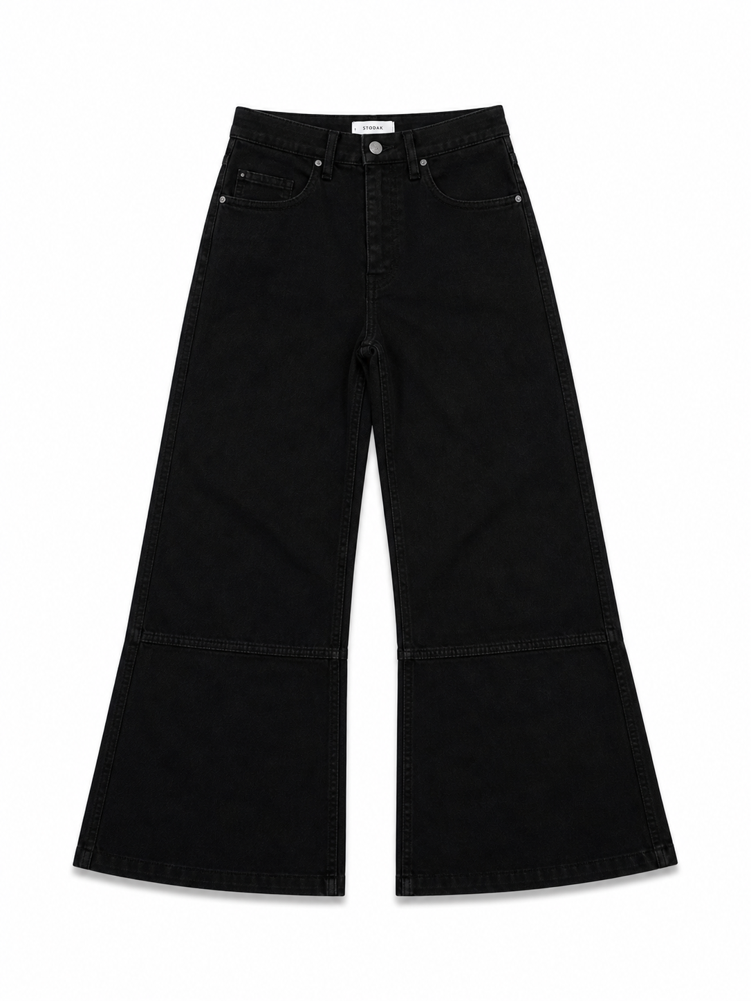 FLARED JEANS BLACK