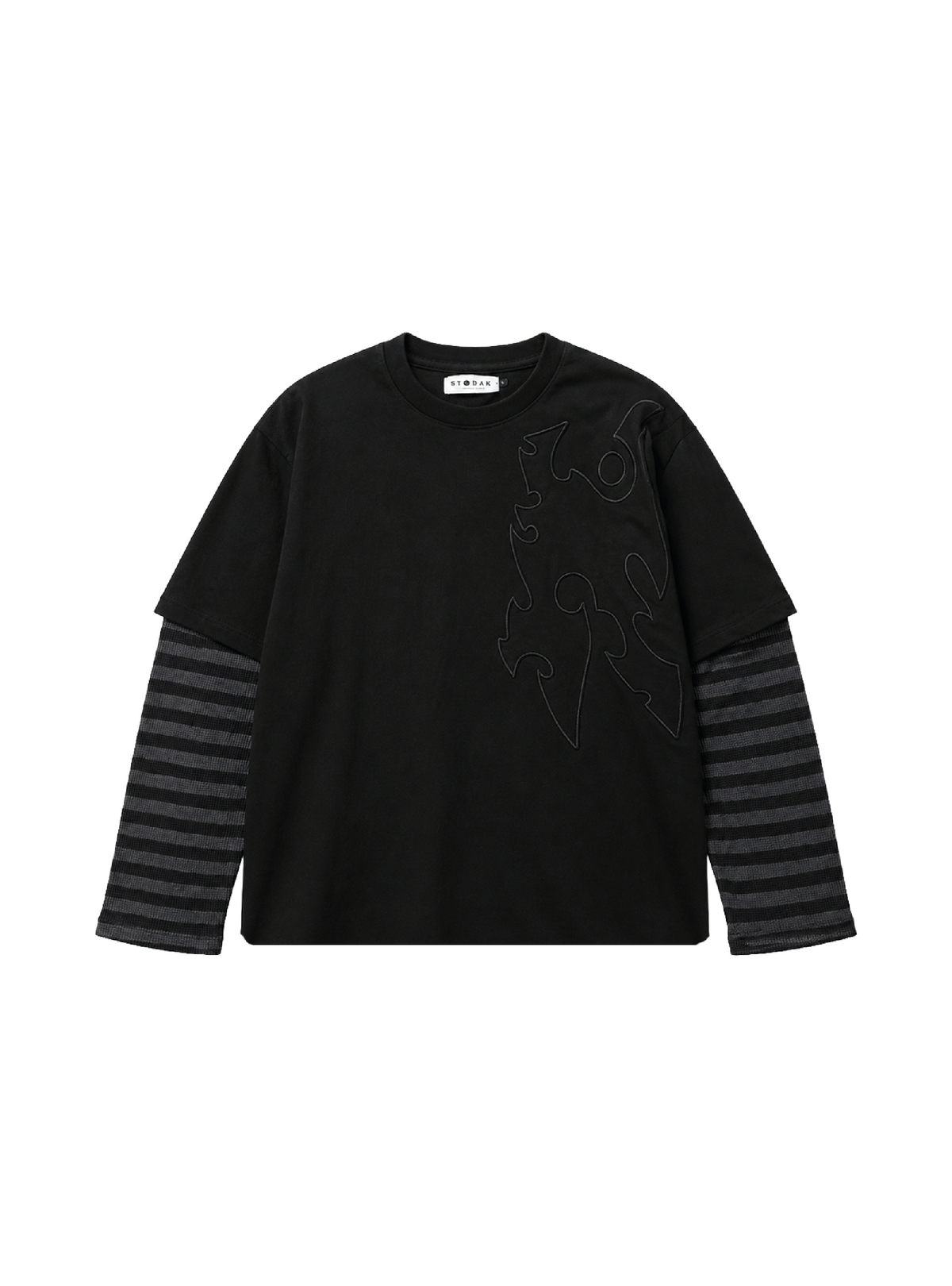 HEAVYWEIGHT TEE "RYKS" DOUBLE SLEEVE