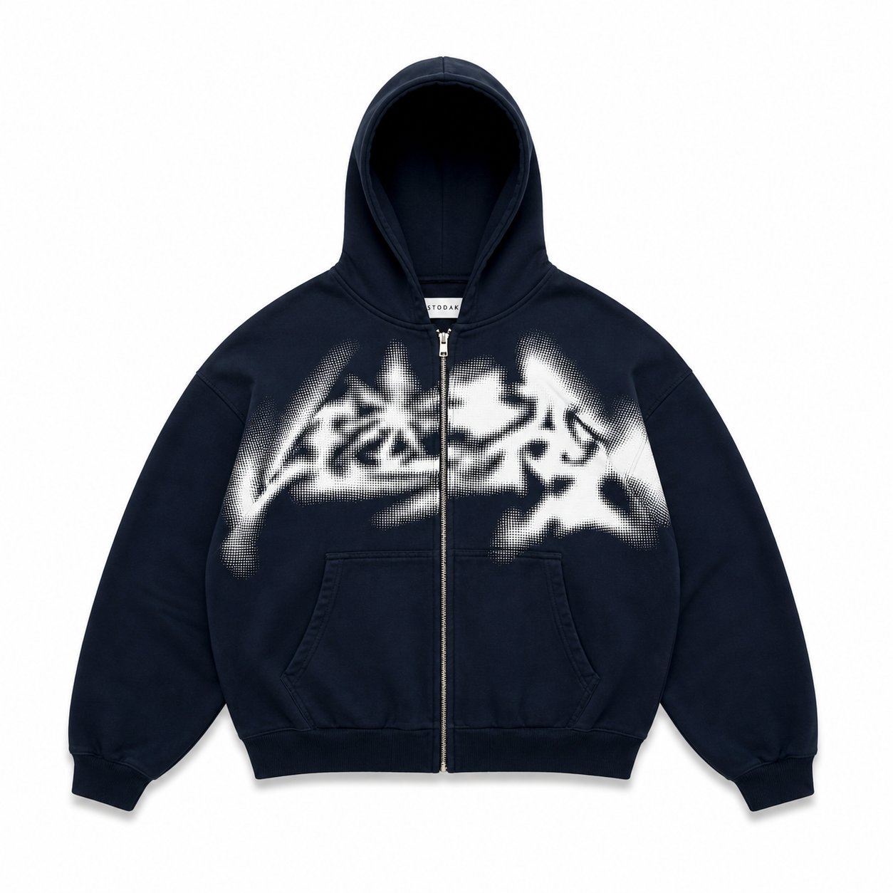 HEAVYWEIGHT ZIPPER EIGHT POINTS AZUL NAVY