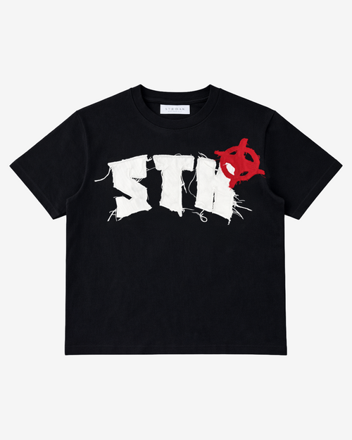 HEAVYWEIGHT TEE STK DISTRESSED