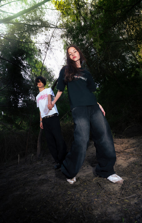 BAGGY FOCALIZED JEANS