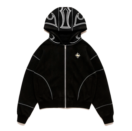 HEAVYWEIGHT LAST DAY ON EARTH ZIP UP HOODIE - BLACK